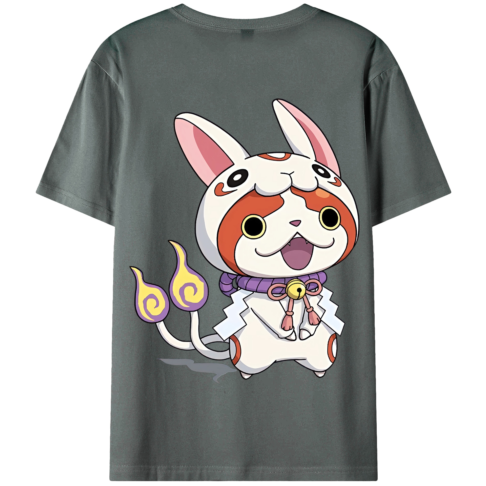 （画像用） 妖怪ウォッチ Yo-kai Watch 綿100％半袖Tシャツ（背面プリント）